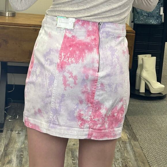 Tie Dye Mini Skirt Medium - Picture 2 of 6
